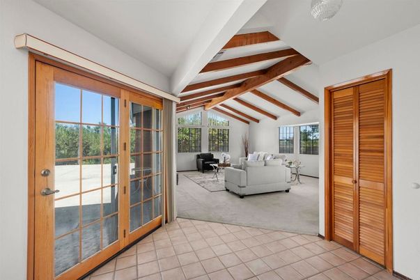 Interior, Living room, Wooden Beams