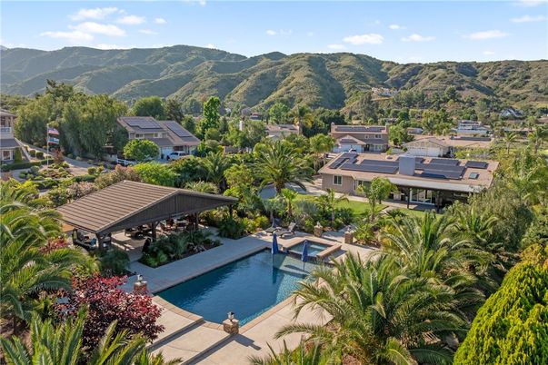 Exterior, Pool, Solar Panels