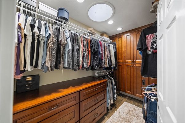 Interior, Recessed Lighting, Walk-in Closets, Wood Texture Flooring