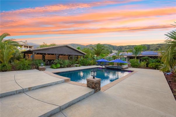 Exterior, Pool, Solar Panels