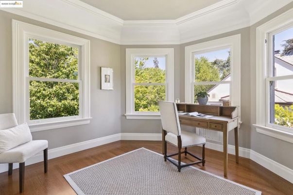 Home Office, Interior, Wood Texture Flooring