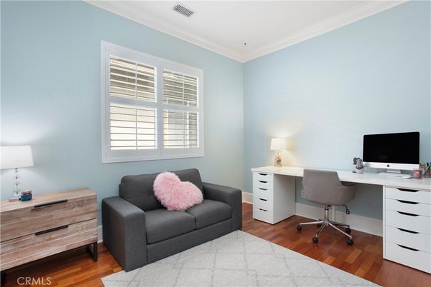 Home Office, Interior, Wood Texture Flooring