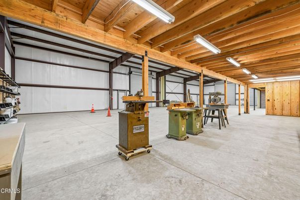 Garage, Interior, Wooden Beams, Wooden Ceilings