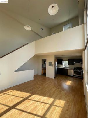 Interior, Kitchen, Pendant Lights, Stainless Steel Appliances, Wood Texture Flooring