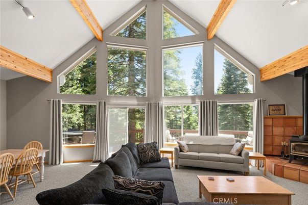 Fireplace, Interior, Living room, Sun Room, Wooden Beams
