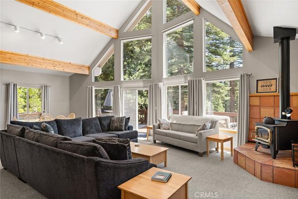 Fireplace, Interior, Living room, Wooden Beams
