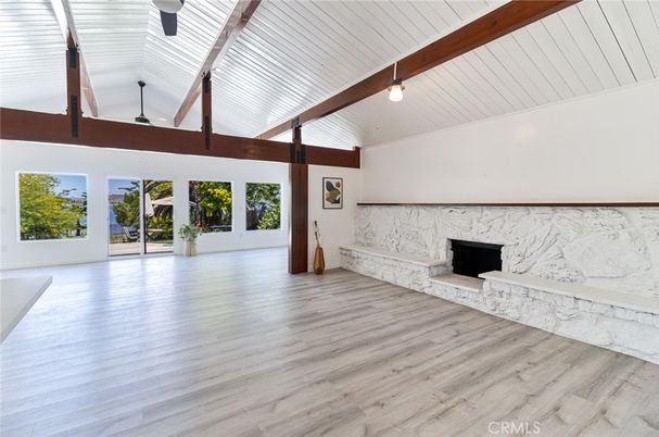 Fireplace, Interior, Wooden Beams, Wood Texture Flooring