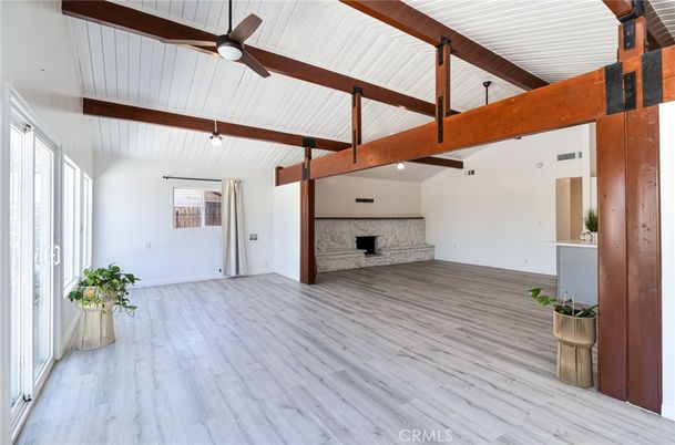 Interior, Wooden Beams, Wood Texture Flooring