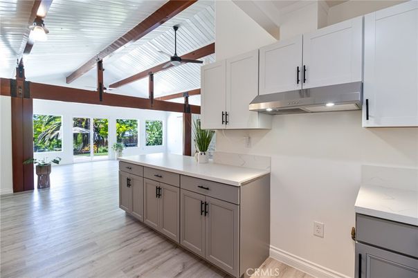Interior, Kitchen, Wooden Beams, Wood Texture Flooring