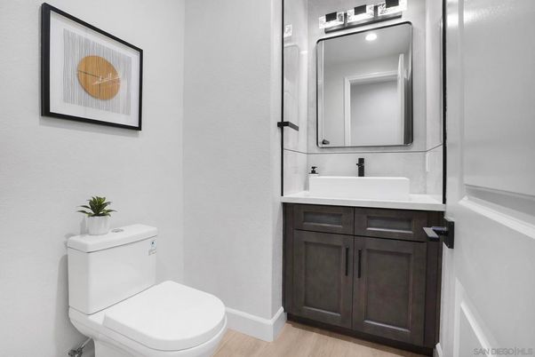 Bathroom, Interior, Wood Texture Flooring