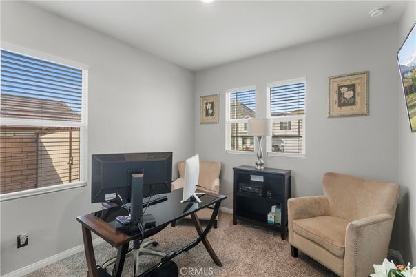 Home Office, Interior, Recessed Lighting