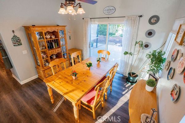 Dining room, Interior, Wood Texture Flooring