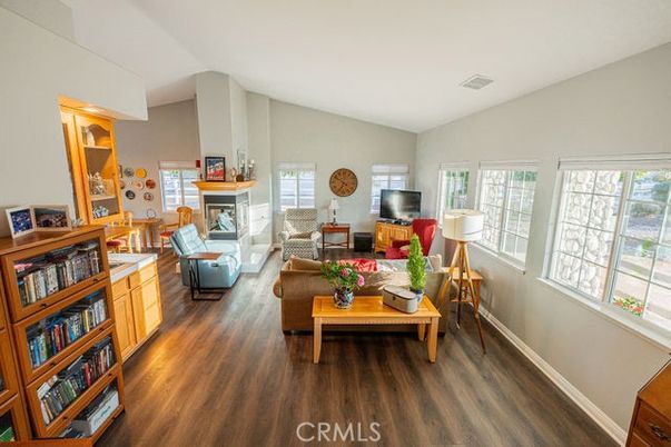 Fireplace, Interior, Living room, Wood Texture Flooring