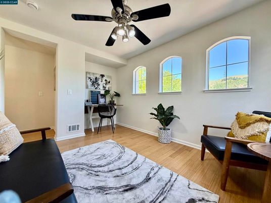 Home Office, Interior, Wood Texture Flooring
