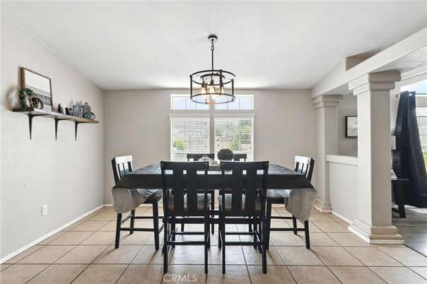 Dining room, Interior, Pendant Lights