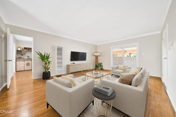 Interior, Living room, Washer, Wood Texture Flooring