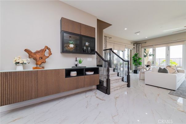 Interior, Living room, Marble, Recessed Lighting