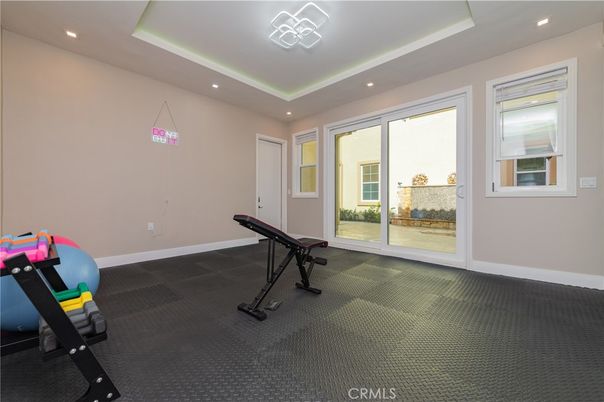 Fitness Equipment, Interior, Recessed Lighting