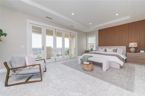 Bedroom, Interior, Recessed Lighting