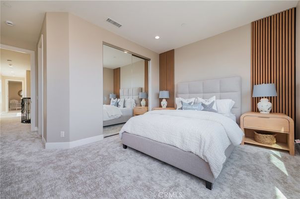 Bedroom, Interior, Recessed Lighting