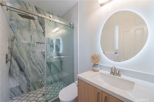 Bathroom, Glass Shower, Interior