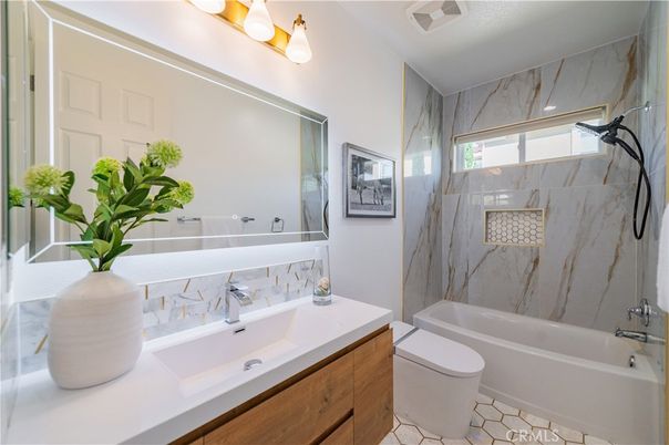Bathroom, Interior, Marble Walls
