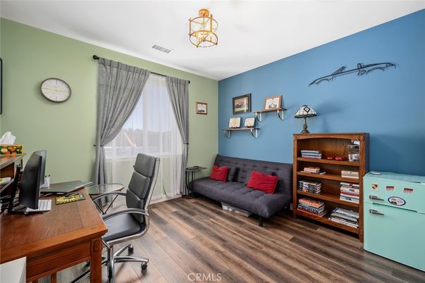 Home Office, Interior, Wood Texture Flooring