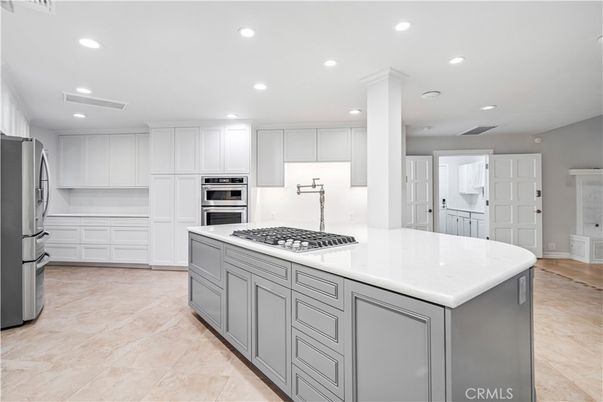Interior, Kitchen, Recessed Lighting, Stainless Steel Appliances