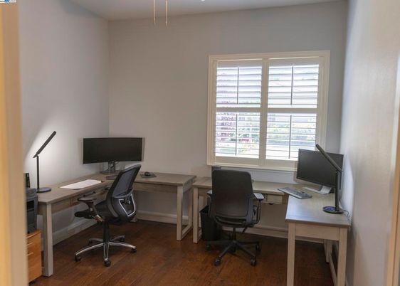 Home Office, Interior, Wood Texture Flooring
