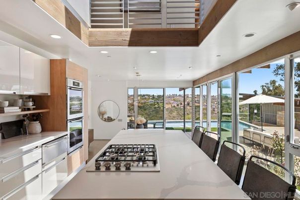 Interior, Kitchen, Recessed Lighting, Stainless Steel Appliances, Water