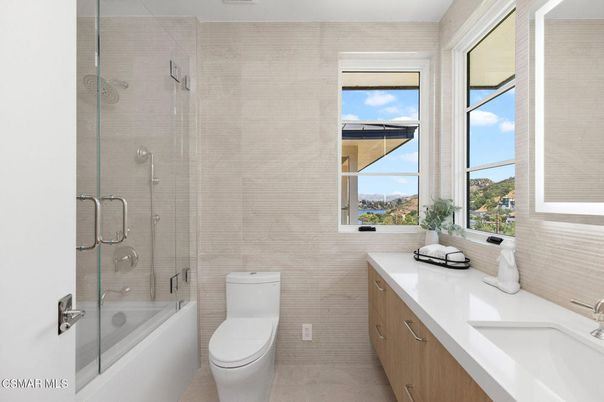 Bathroom, Glass Shower, Interior