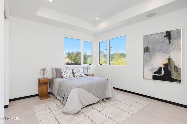 Bedroom, Interior, Recessed Lighting