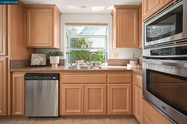Interior, Kitchen, Recessed Lighting, Stainless Steel Appliances
