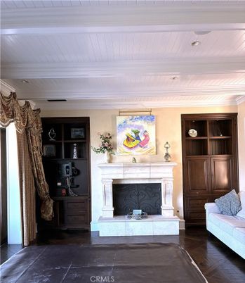 Fireplace, Interior, Wood Texture Flooring