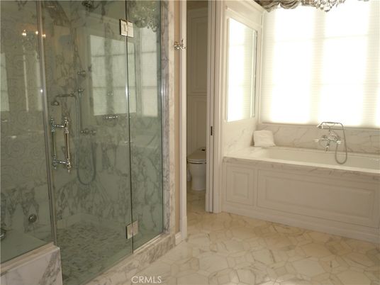 Bathroom, Glass Shower, Interior, Marble, Marble Walls