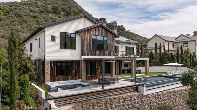 Exterior, Pool, Solar Panels