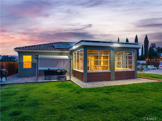 Backyard, Exterior, Hot Tub, Solar Panels