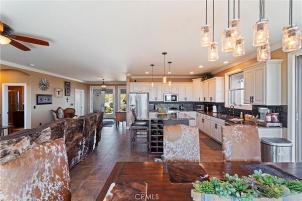 Dining room, Interior, Kitchen, Living room, Pendant Lights, Recessed Lighting
