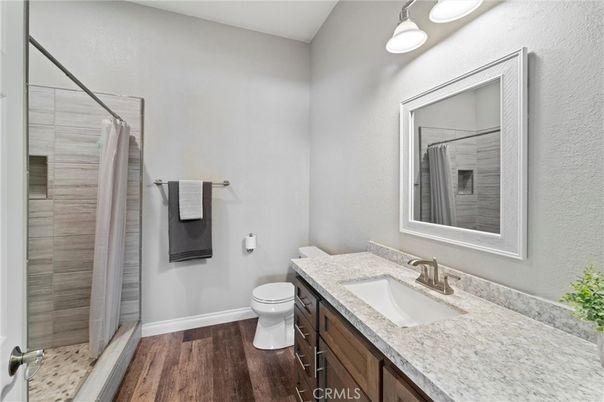 Bathroom, Interior, Wood Texture Flooring