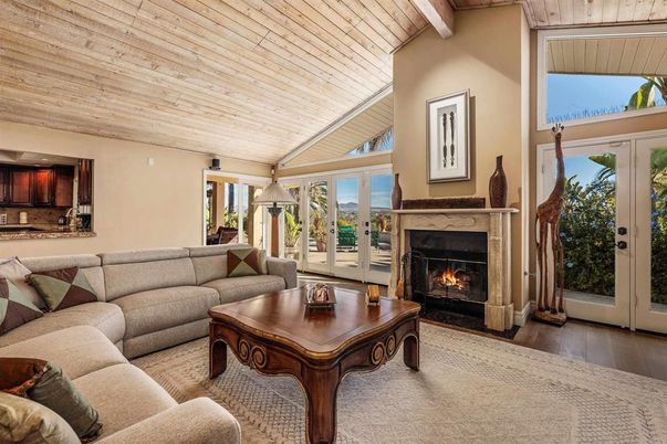 Fireplace, Interior, Living room, Wooden Ceilings, Wood Texture Flooring