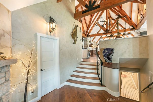Interior, Pendant Lights, Wooden Beams, Wood Texture Flooring