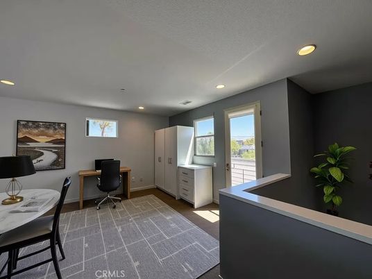 Home Office, Interior, Recessed Lighting