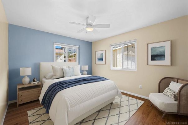 Bedroom, Interior, Wood Texture Flooring