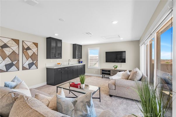 Interior, Living room, Recessed Lighting