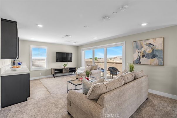 Interior, Living room, Recessed Lighting