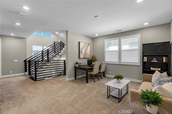Home Office, Interior, Living room, Recessed Lighting