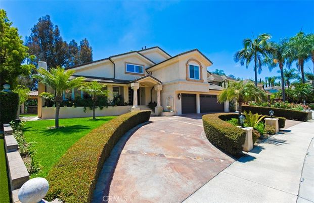 Attached, Backyard, Exterior, Facade, Mediterranean
