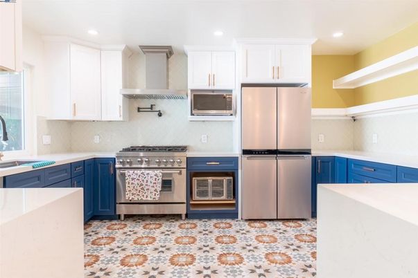 Interior, Kitchen, Recessed Lighting, Stainless Steel Appliances