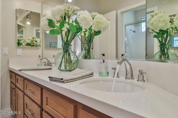 Bathroom, Dual Sink Vanities, Glass Shower, Interior