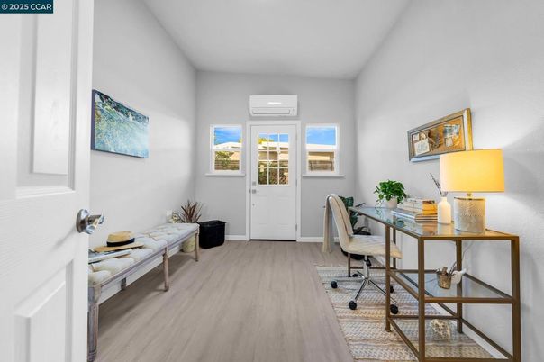 Home Office, Interior, Wood Texture Flooring